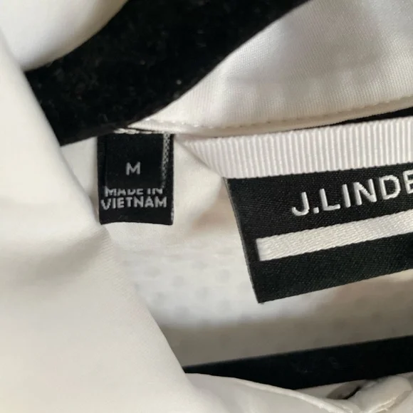 J. Lindeberg Nevaeh Coach Jacket in White - Women’s Size Medium